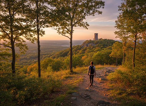 Heublein Tower Trail